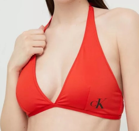 Dámsky vrchný diel plaviek KW01973 XNE červená - Calvin Klein M červená