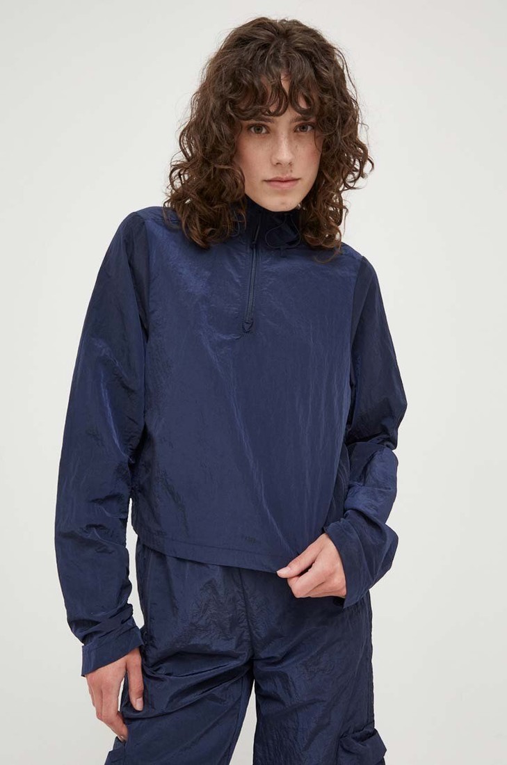 Bunda Rains 18890 Pullover W tmavomodrá farba, prechodná
