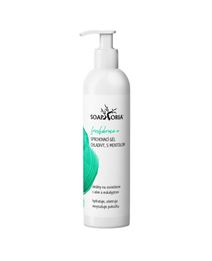 SOAPHORIA Freshderma+ osviežujúci sprchový gél s chladivým efektom Menthol & Eucalyptus 250 ml