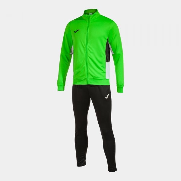 DANUBIO II TRACKSUIT FLUOR GREEN BLACK WHITE 2XS