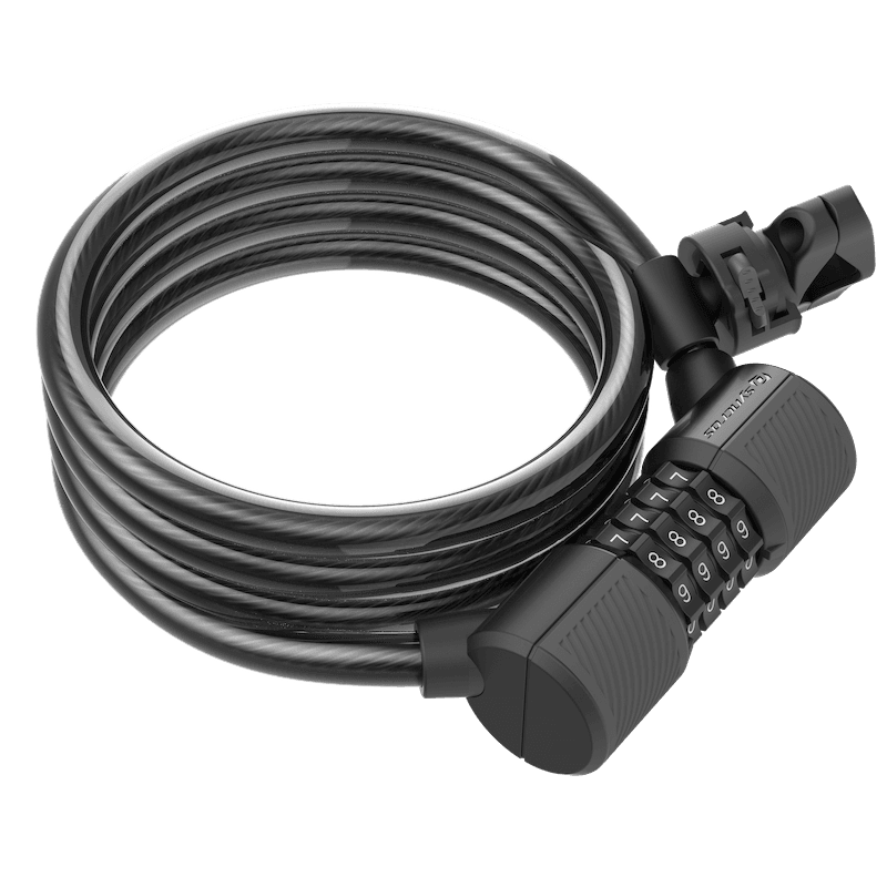 Lankový zámok Syncros Masset Coil Cable Comb. lock 12x1850