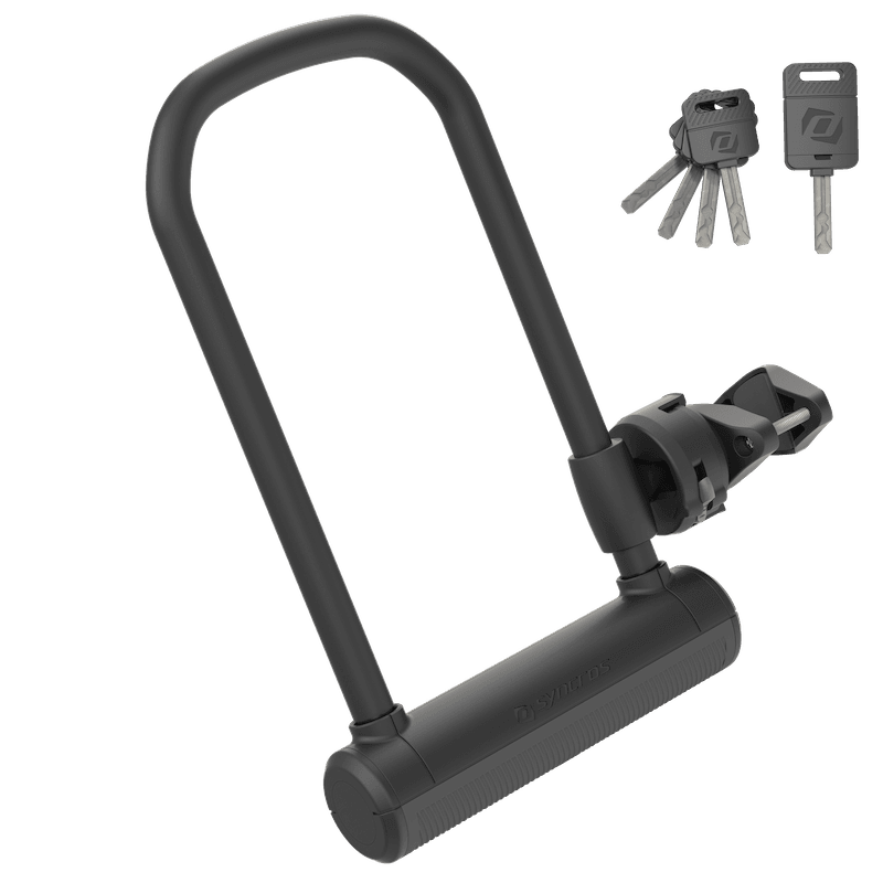 Konštrukčný zámok Syncros Warfield U-lock 115x230mm w/ cable