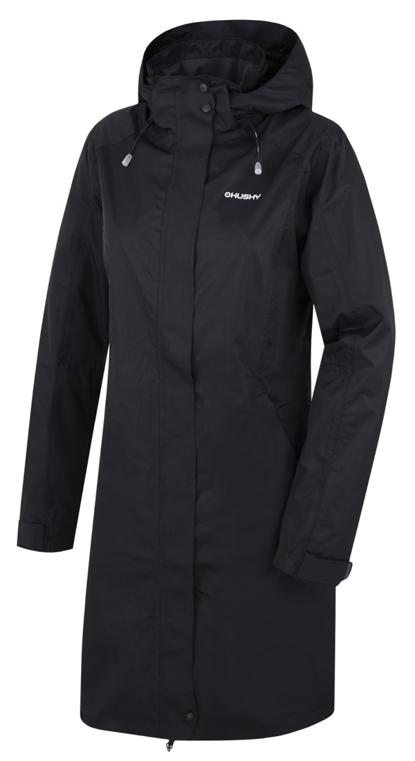 Women's hardshell coat HUSKY Nut L black