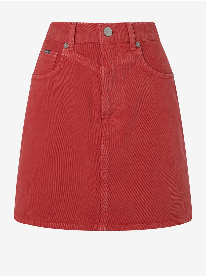 Red Women's Denim Skirt Pepe Jeans - Women