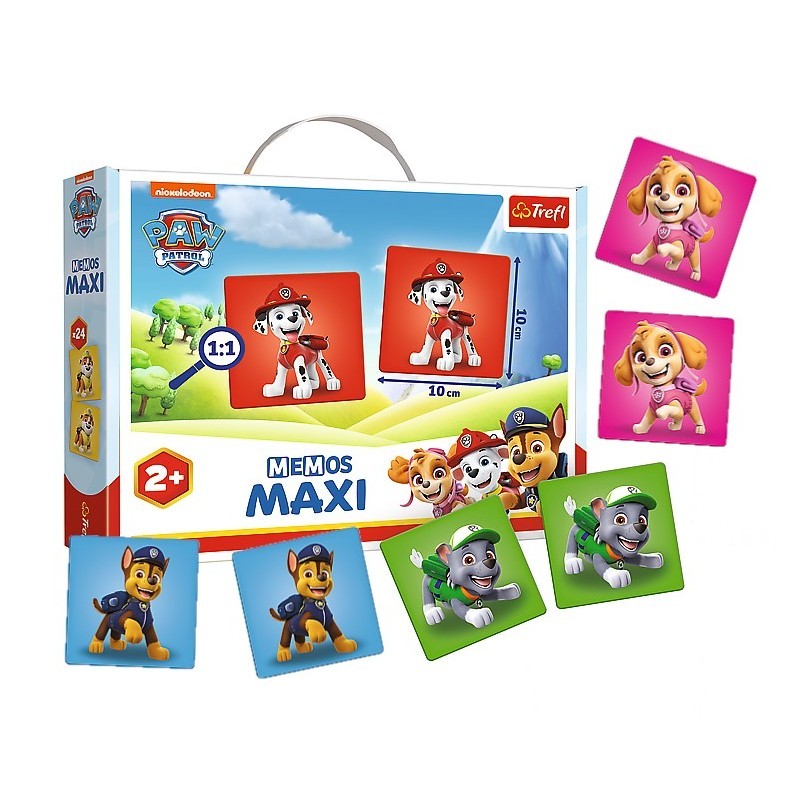 022643 TREFL Maxi pexeso pre najmenších - Paw Patrol - 24ks