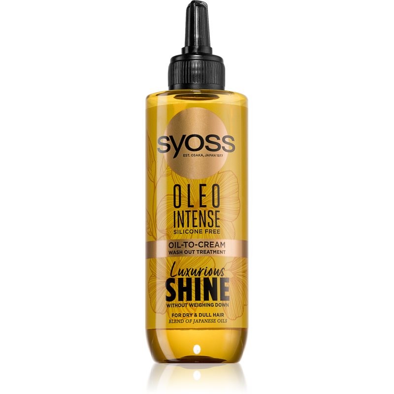 Syoss Oleo Intense olejový krém na lesk a hebkosť vlasov 200 ml