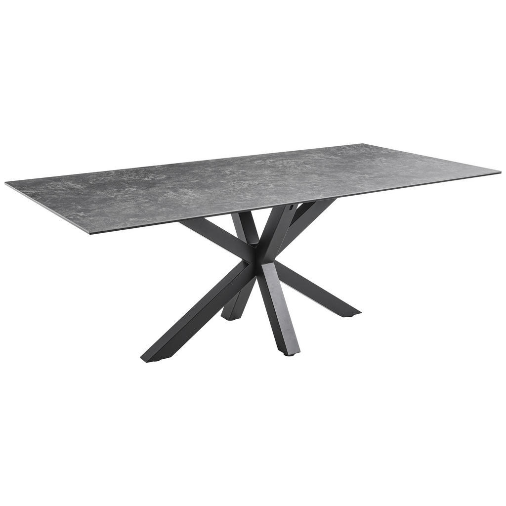 Livetastic JEDÁLENSKÝ STÔL, čierna, tmavosivá, 200/100/75 cm