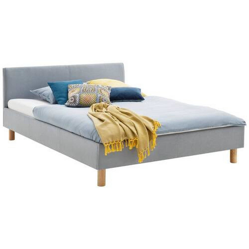 Livetastic ČALÚNENÁ POSTEĽ 140/200 cm, textil, svetlomodrá