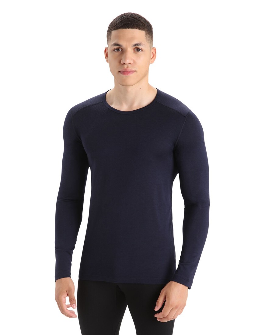Icebreaker Merino 200 Oasis Long Sleeve Crewe Thermal Top XS