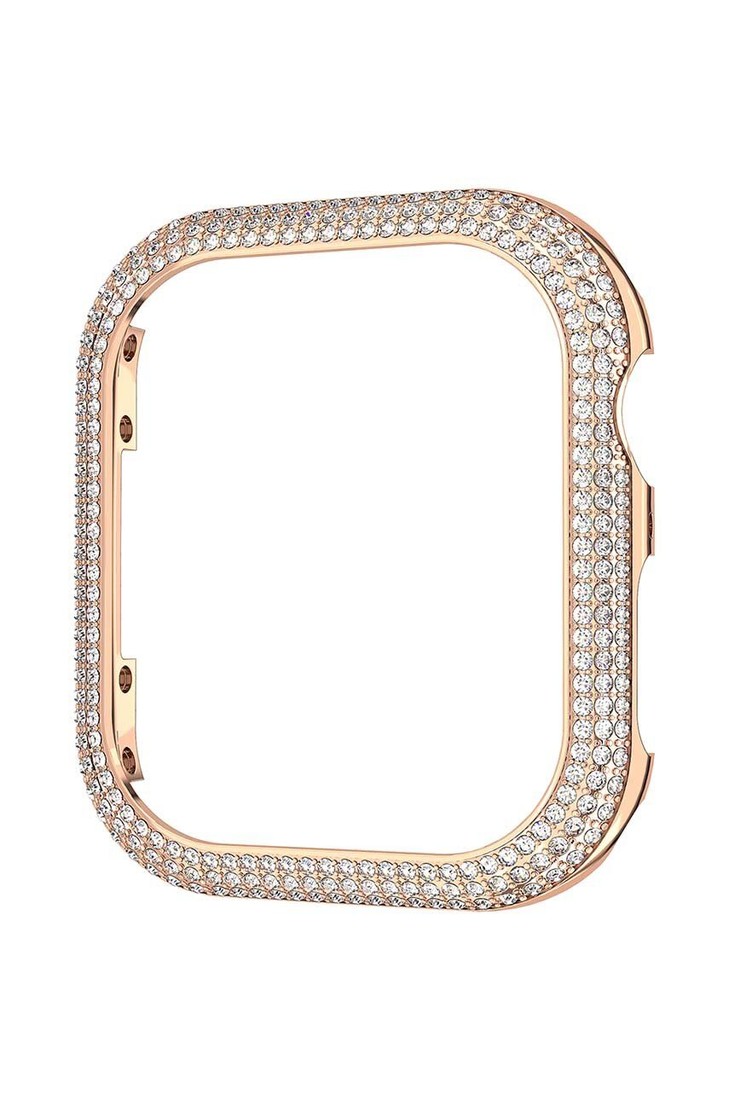 Puzdro na smart hodinky Swarovski SPARKLING ružová farba