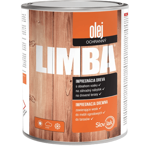 LIMBA - Impregnačný olej na drevo dub (limba) 0,75 L