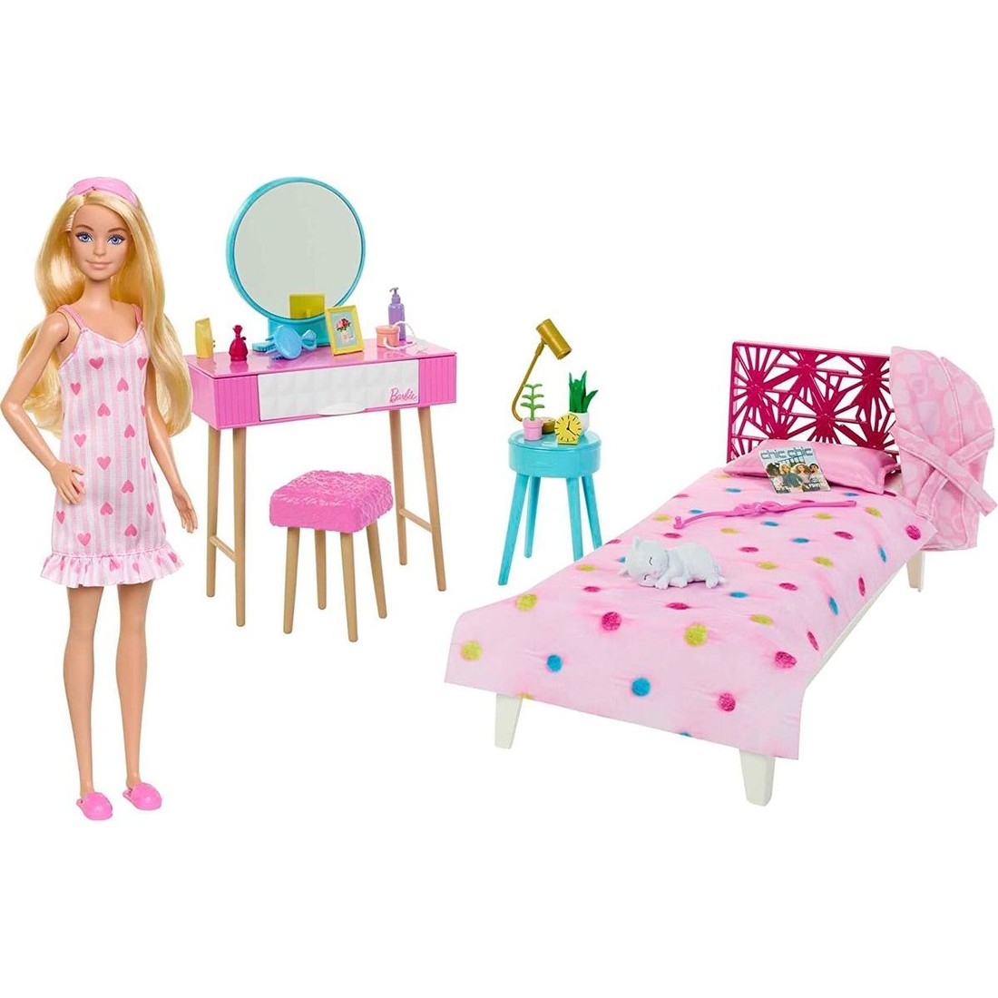 Barbie Spálne s bábikou