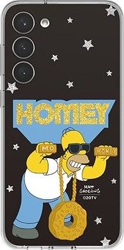 Samsung Galaxy S23+ Rámček Simpsonovci k ochrannému krytu Frame čierny
