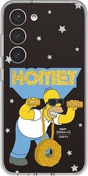 Samsung Galaxy S23 Rámček Simpsonovci k ochrannému krytu Frame čierny
