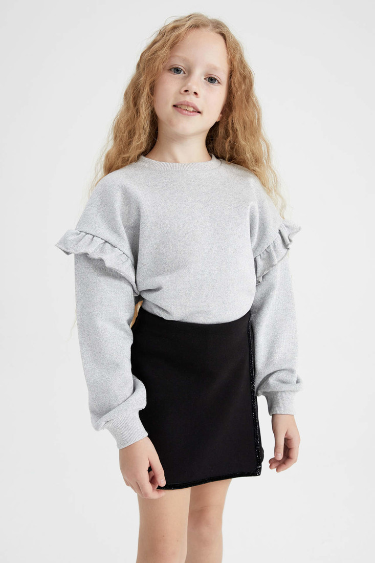 DEFACTO Regular Fit Crew Neck Sweat Shirt