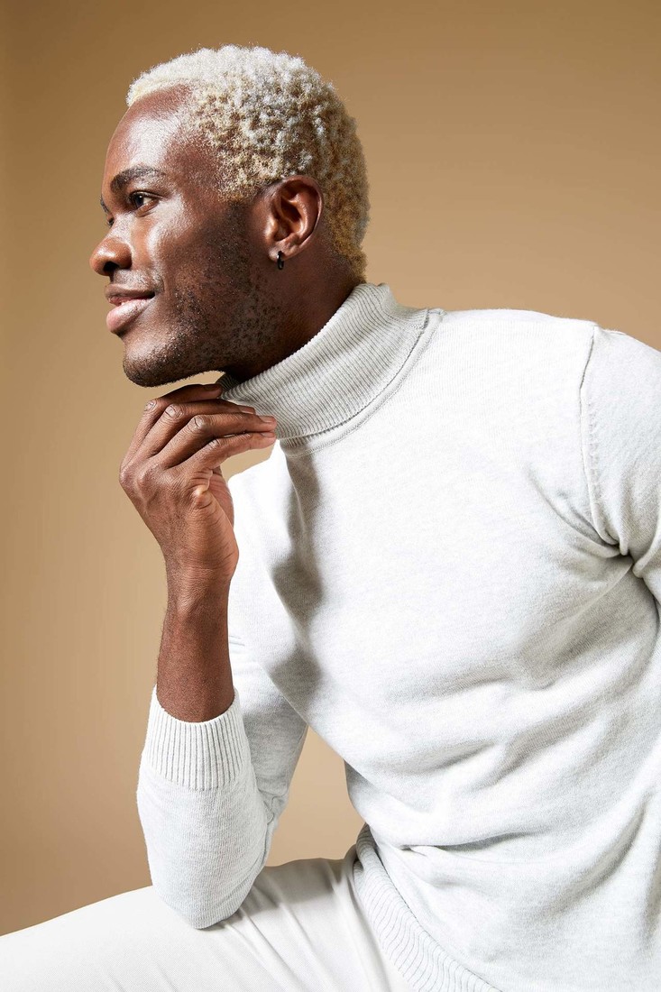 DEFACTO Slim Fit Turtleneck Knitwear Pullover