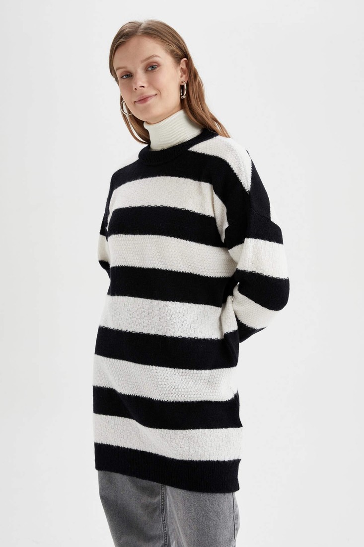 DEFACTO Regular Fit Crew Neck Tunic