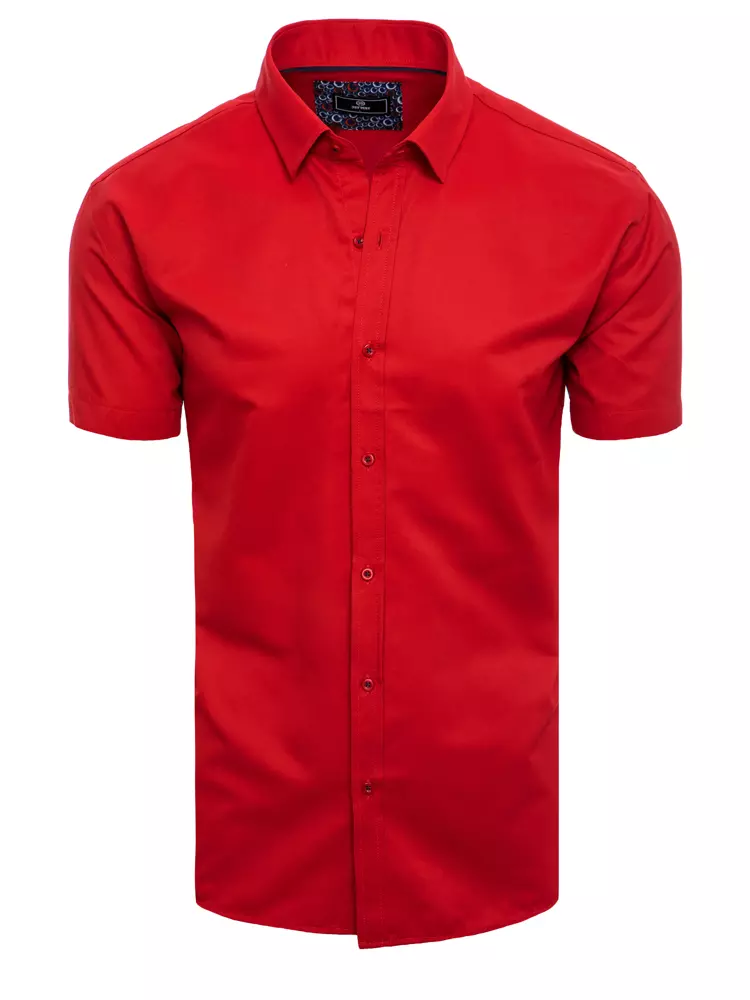 Men's Red Dstreet Short Sleeve Shirt