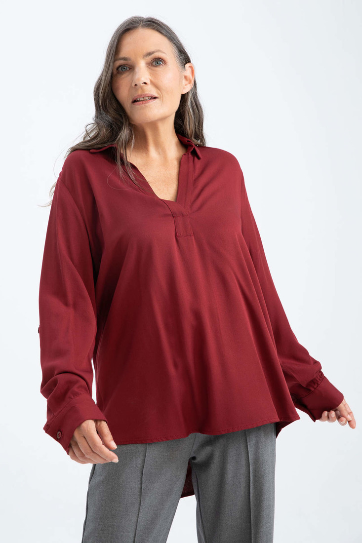 DEFACTO Regular Fit Long Sleeve Long Sleeve Blouse