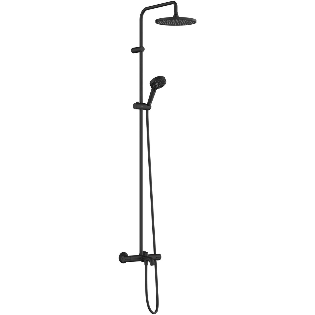 Hansgrohe Vernis Blend - Showerpipe 240 1jet s vaňovým termostatom, čierna matná 26899670