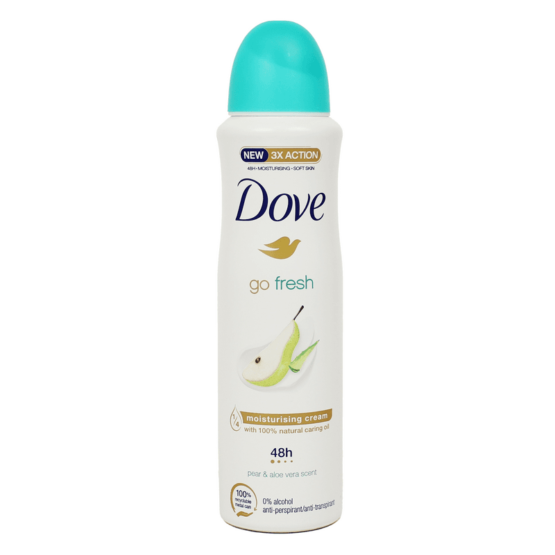 DOVE DEO 150 ML GO FRESH PEAR & ALOE VERA