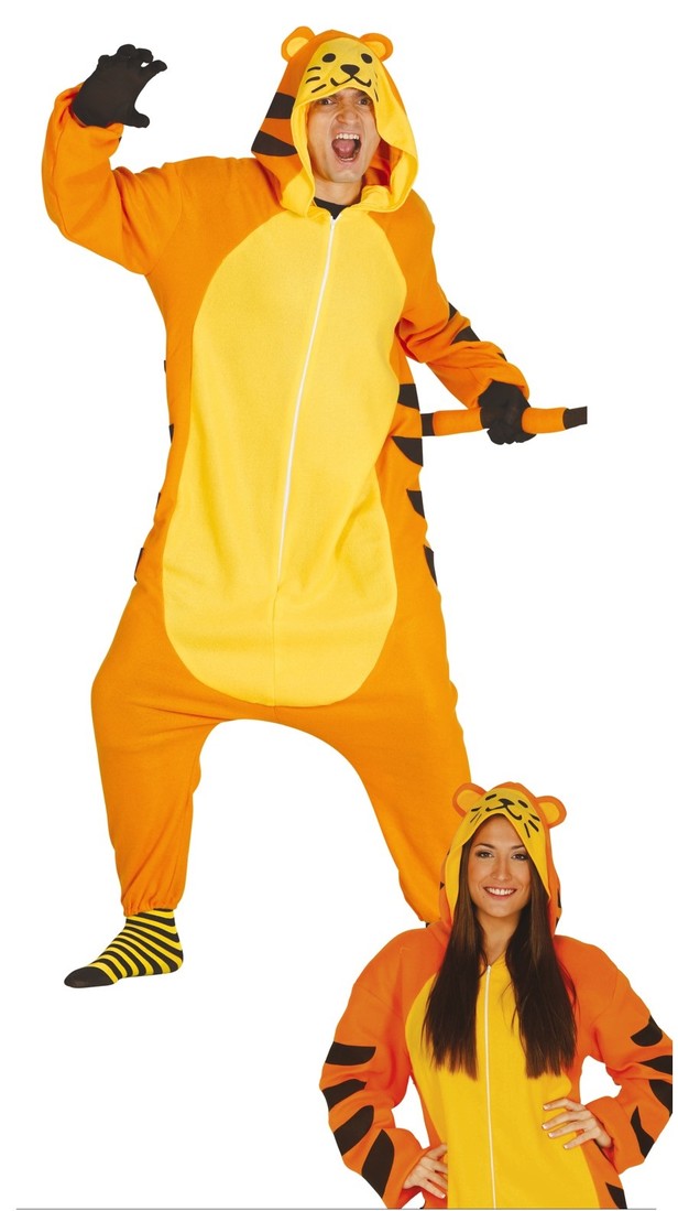 Guirca Kostým - Tiger Veľkosť - dospelý: M