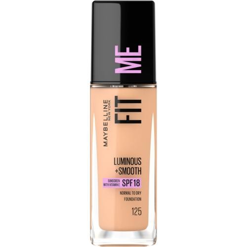 Maybelline Fit Me! SPF18 30 ml make-up pre ženy 125 Nude Beige na dehydratovanu pleť