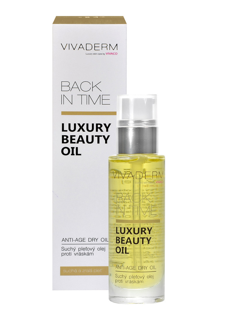 Vivaco Luxury beauty oil - suchý pleťový olej proti vráskam 30 ml