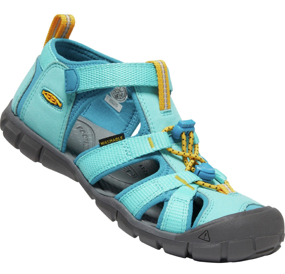KEEN Detské sandále SEACAMP 1027419 ipanema/fjord blue 32/33