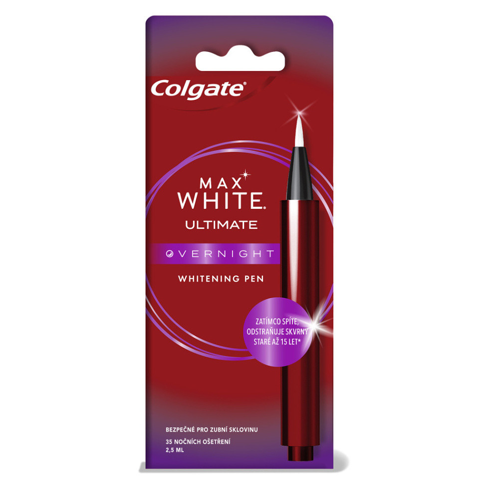 COLGATE Max White Overnight bieliace pero 2,5 ml