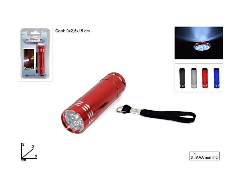 MAKRO - Baterka LED rôzne farby
