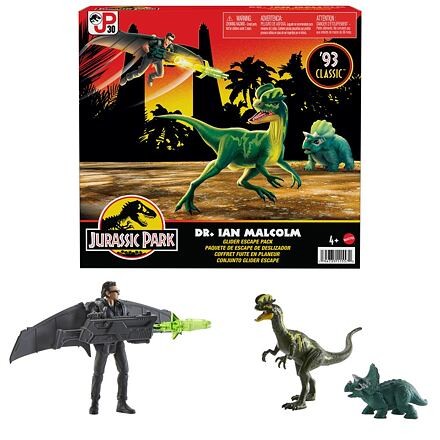 Mattel Jurassic World IAN MALCOLM S DINOSAURY A DOPLNKY