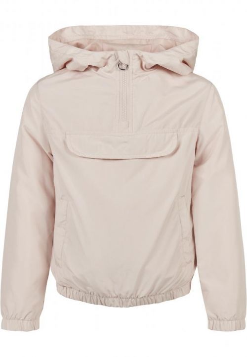 Urban Classics Girls Basic Pullover Jacket light pink - 110/116