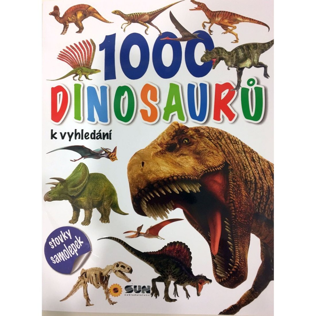 SUN 1000 Dinosaurov so samolepkami