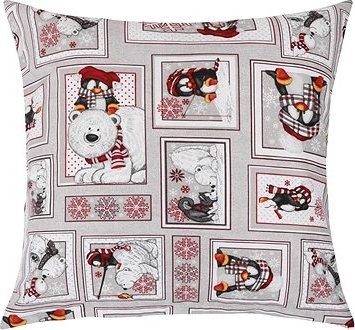 Bellatex VIANOCE - 45 × 45 cm - zimný patchwork