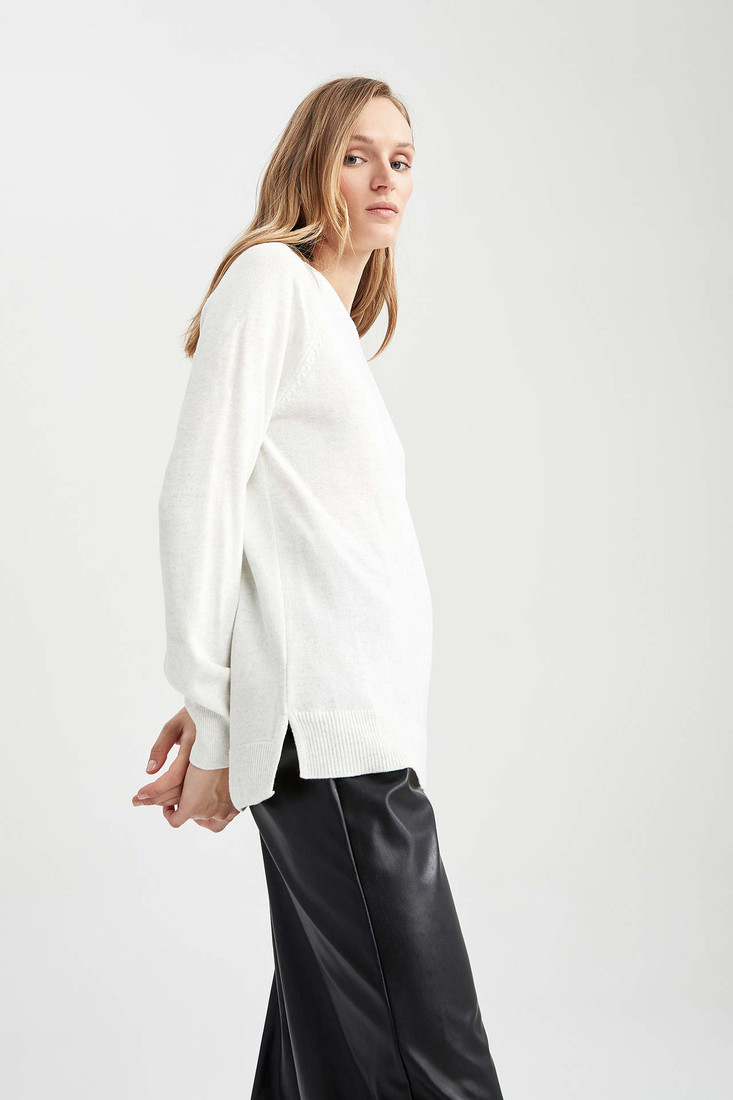 DEFACTO Relax Fit Crew Neck Pullover