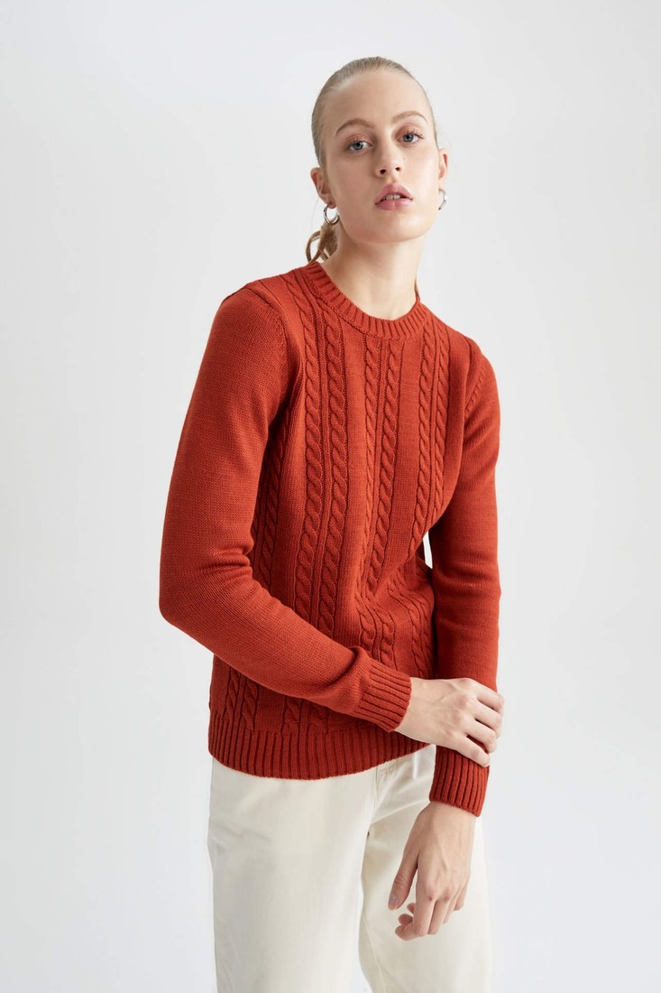 DEFACTO Regular Fit Crew Neck Pullover