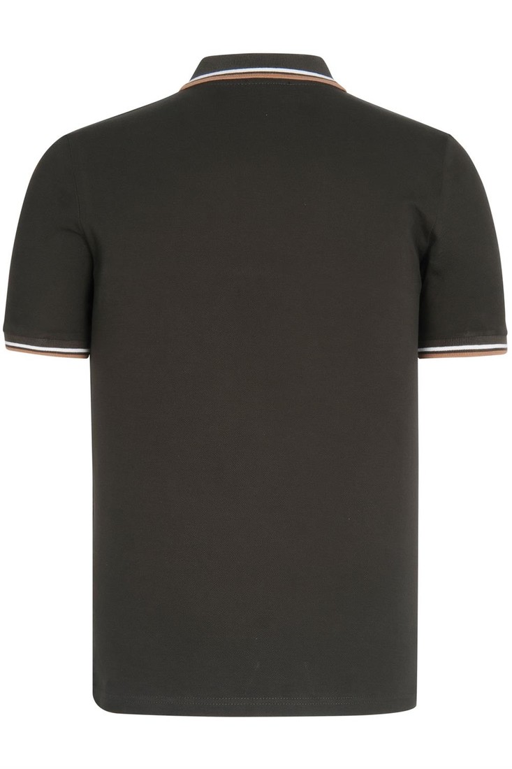 T8594 DEWBERRY MENS T-SHIRT-KHAKI