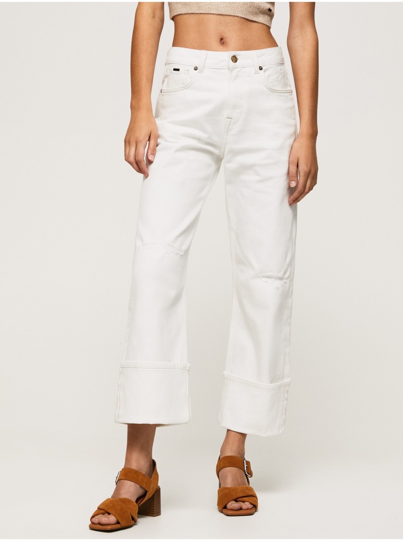 White Women's Jeans Jeans - Women
