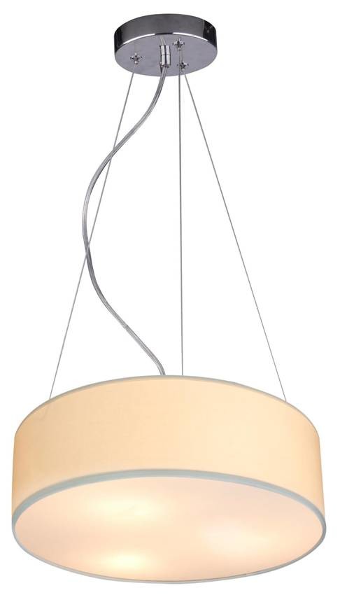Candellux Krémový závesný luster Kioto pre žiarovku 3x E27 31-67739