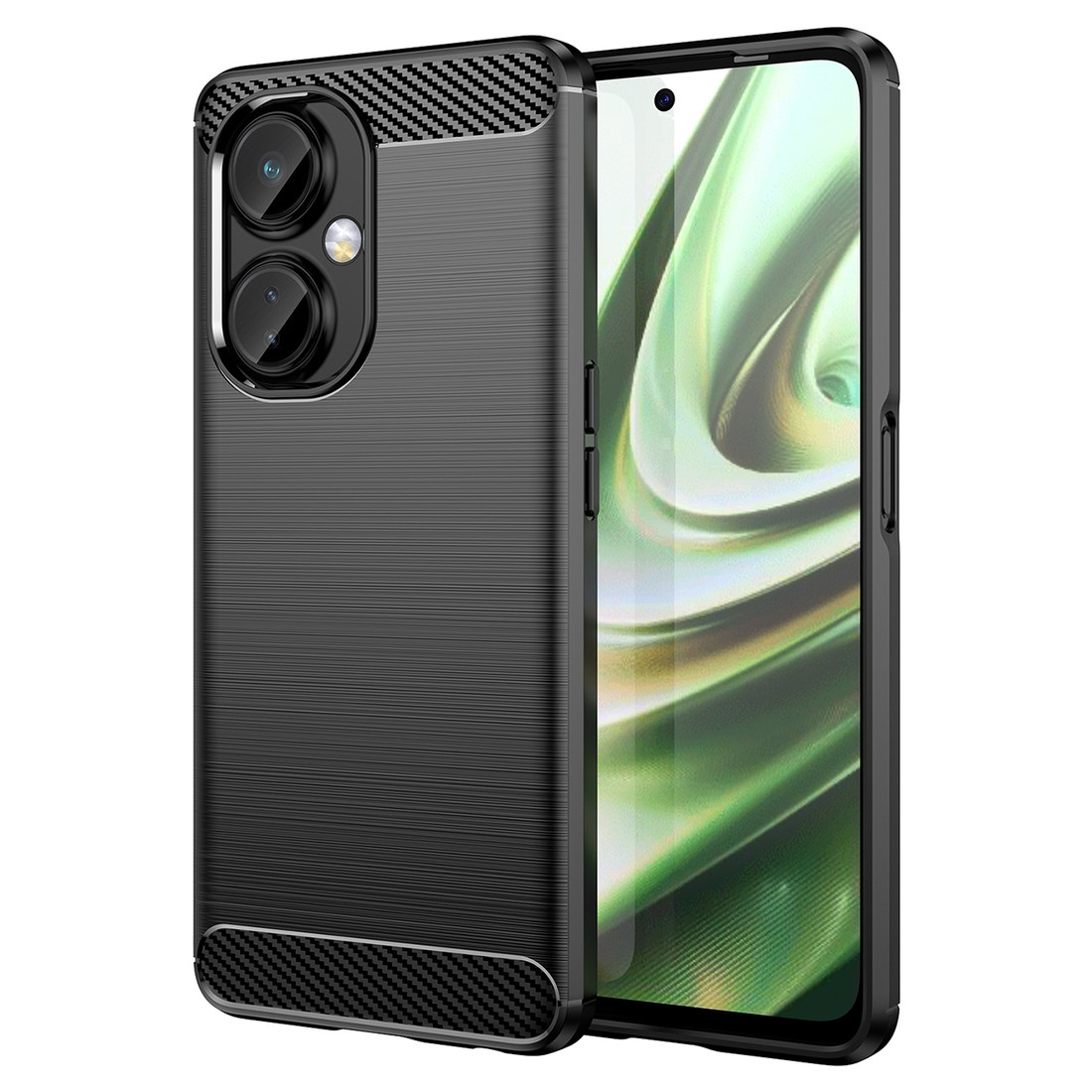 IZMAEL OnePlus Nord CE 3 Puzdro Carbon Bush TPU  KP26335 čierna