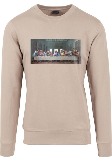 Mr. Tee Can't Hang With Us Crewneck darksand - XS