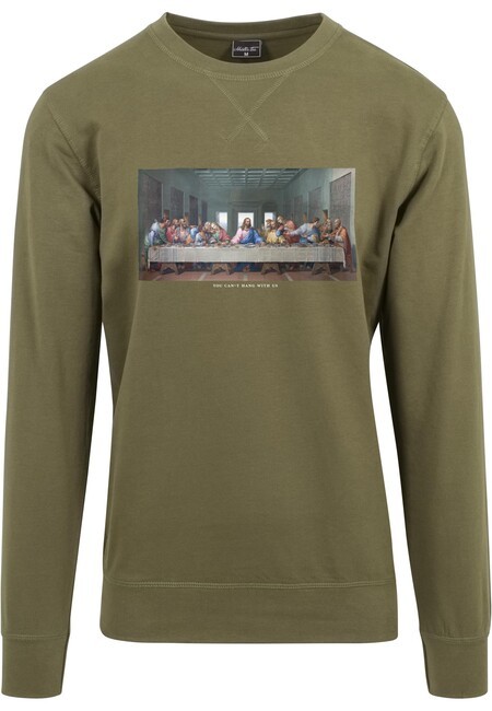 Mr. Tee Can't Hang With Us Crewneck olive - XS