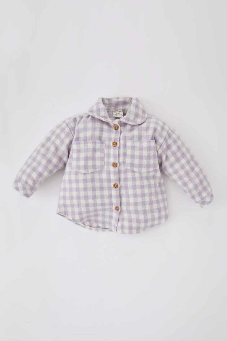 DEFACTO Regular Fit Plaid Long Sleeve Long Sleeve Shirt