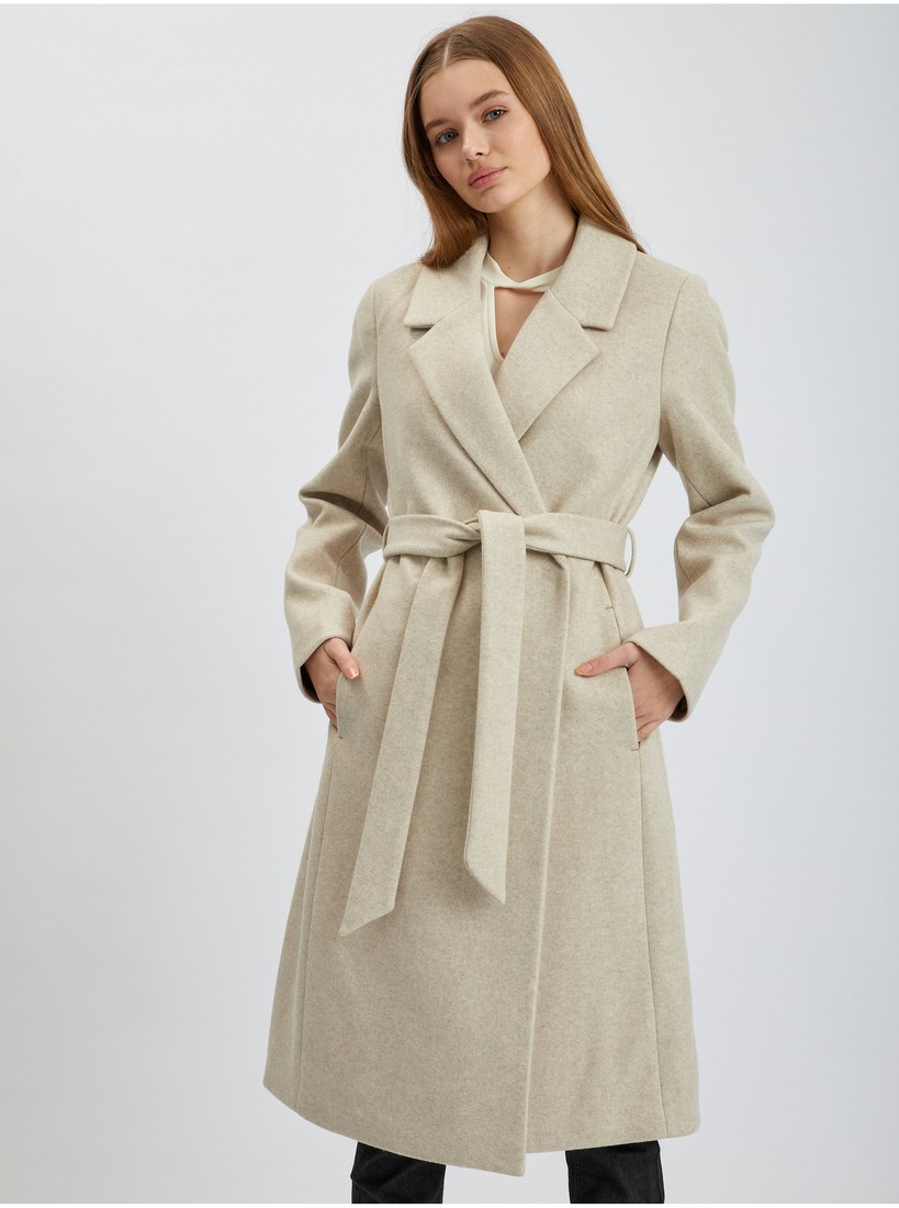 Orsay Beige Ladies Winter Coat - Women
