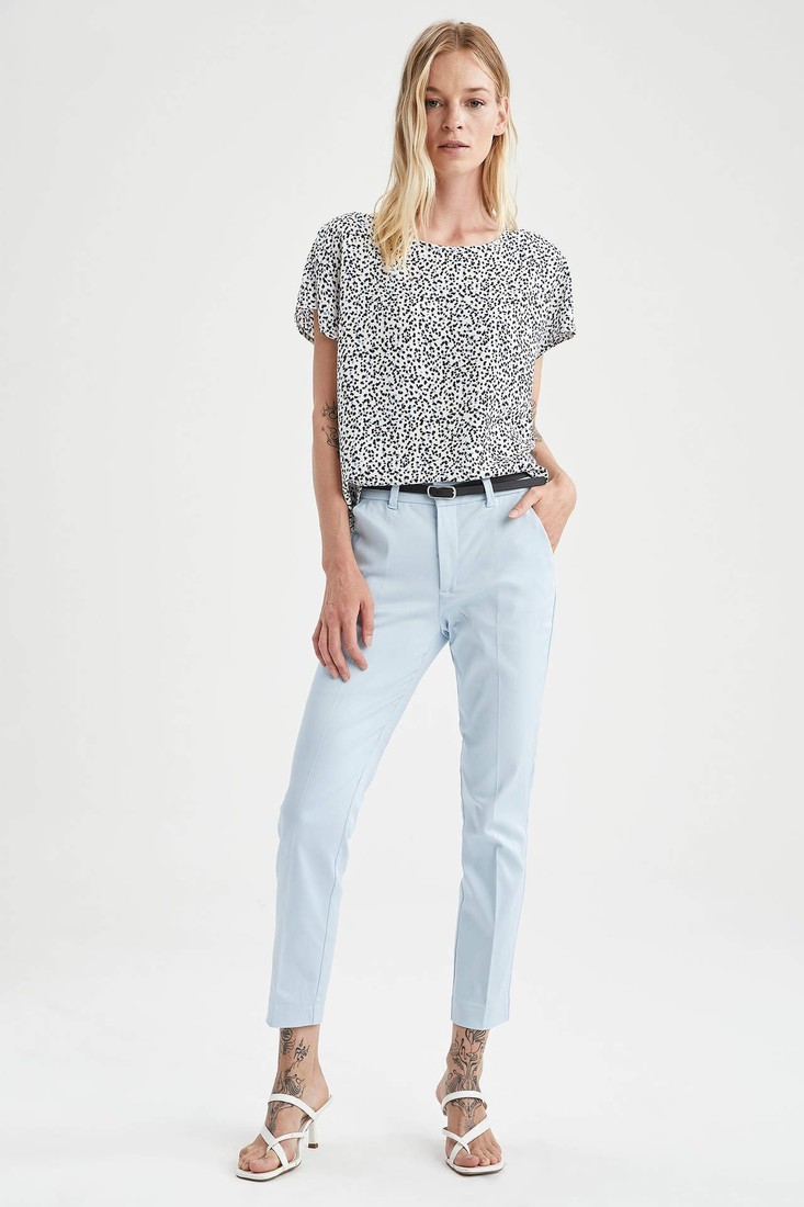DEFACTO Straight Fit Trousers