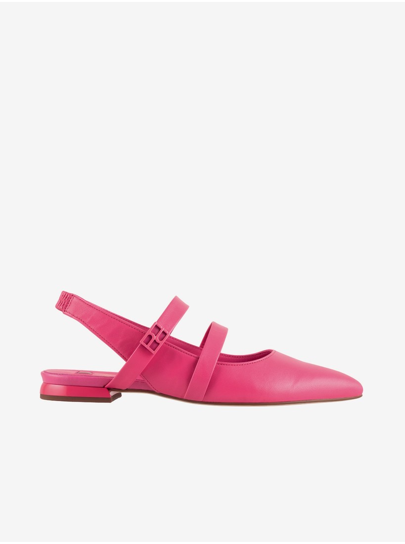 Dark pink women's leather ballerinas Högl Ginger - Ladies