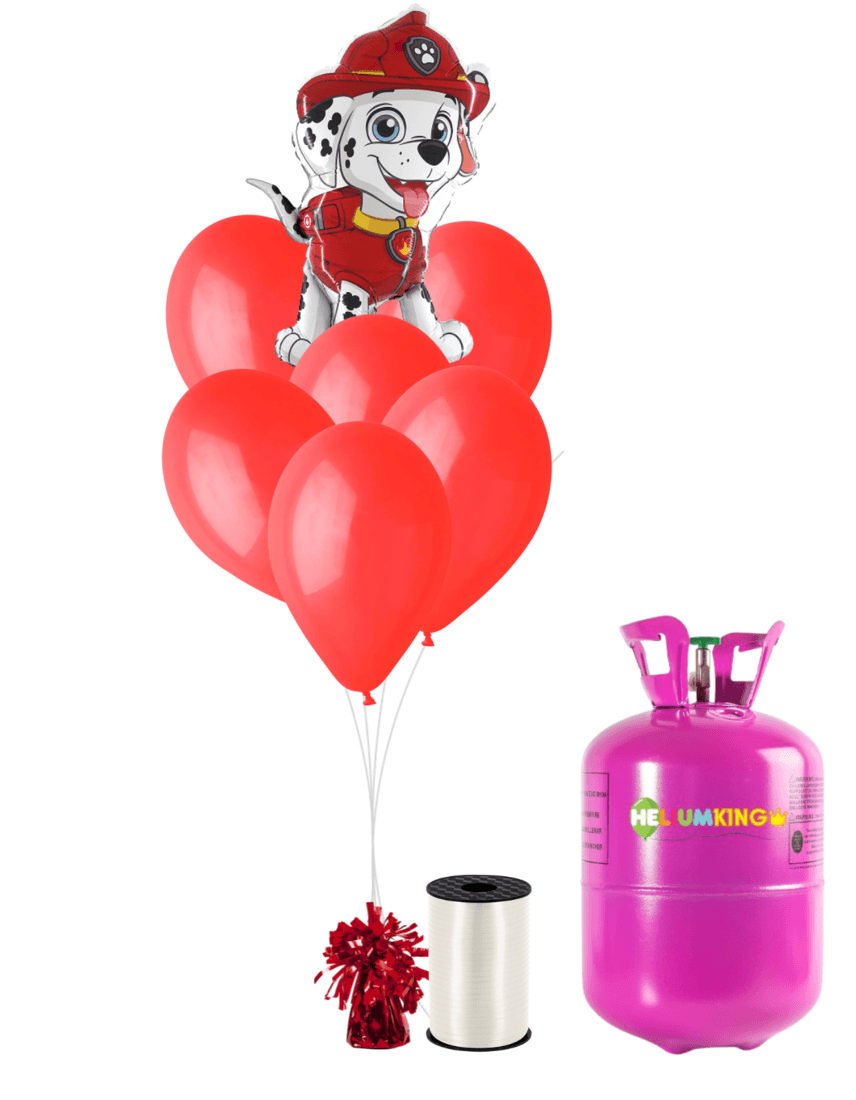 HeliumKing Hélium párty set - Paw Patrol Marshall