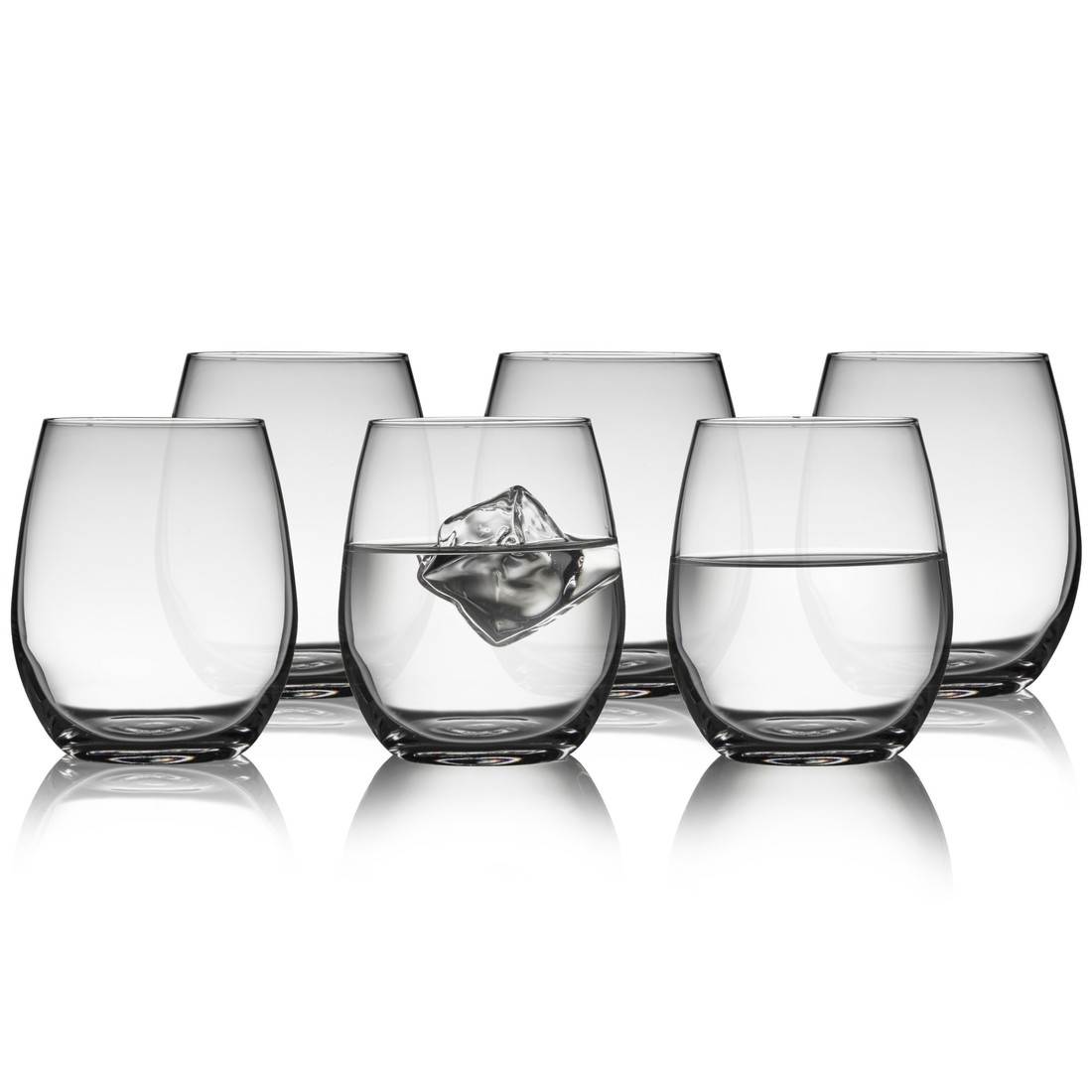 Súprava pohárov na nealkoholické nápoje 6 ks JUVEL 390 ml, Lyngby Glas