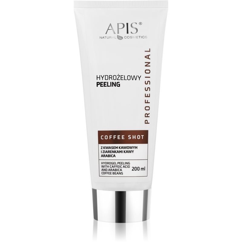 Apis Natural Cosmetics Coffee Shot vyhladzujúci pleťový peeling s výťažkami z kávy 200 ml